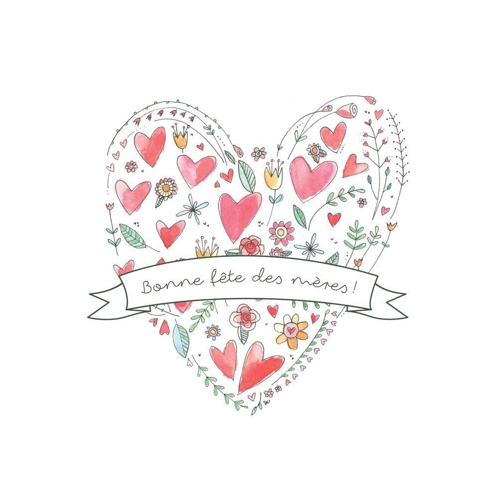 Cartes de souhaits - fête des mères de Stephanie Reniere - Boutique LeoLudo