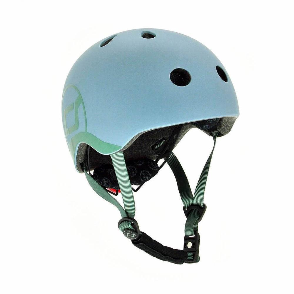Casque Bleu Acier (XXS–S) - Jeux d'extérieur - Boutique LeoLudo - Scoot & Ride