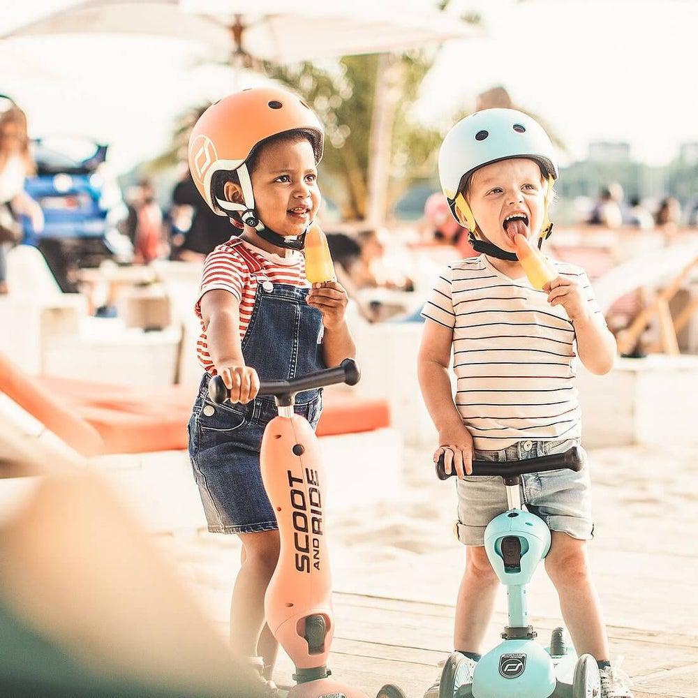 Casque Bleu Acier (XXS–S) - Jeux d'extérieur - Boutique LeoLudo - Scoot & Ride