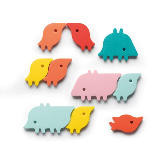 Casse - tête de bain - Défilé des animaux - Jouets de bain - Boutique LeoLudo - Quut