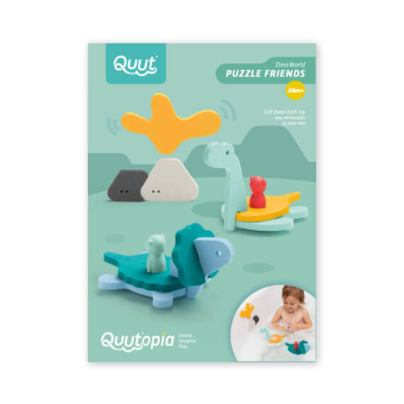 Casse - tête de bain - Dino World - Jouets de bain - Boutique LeoLudo - Quut