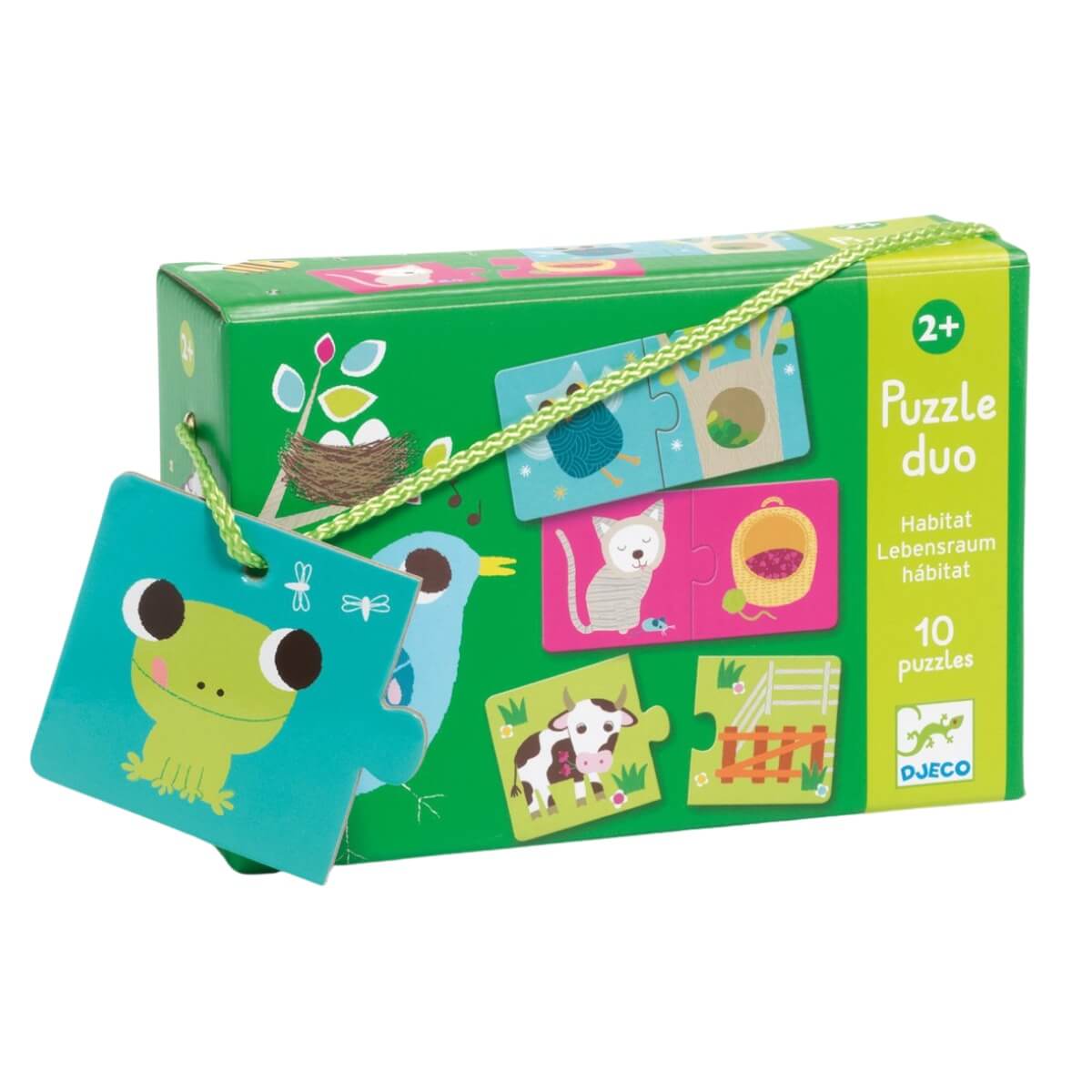 Casse - tête Duo - Habitat (10 x 2 pcs) - Casse - têtes - Boutique LeoLudo - Djeco