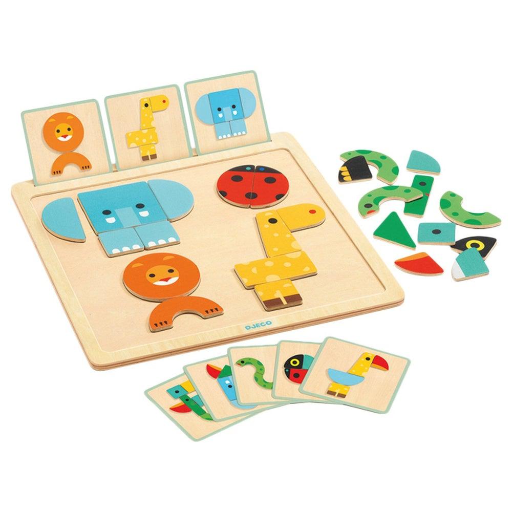 Casse - tête magnétique GeoBasic - Casse - têtes - Boutique LeoLudo - Djeco