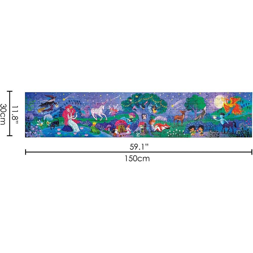 Casse - tête phosphorescent - Forêt magique (200 pcs) - Casse - têtes - Boutique LeoLudo - Hape