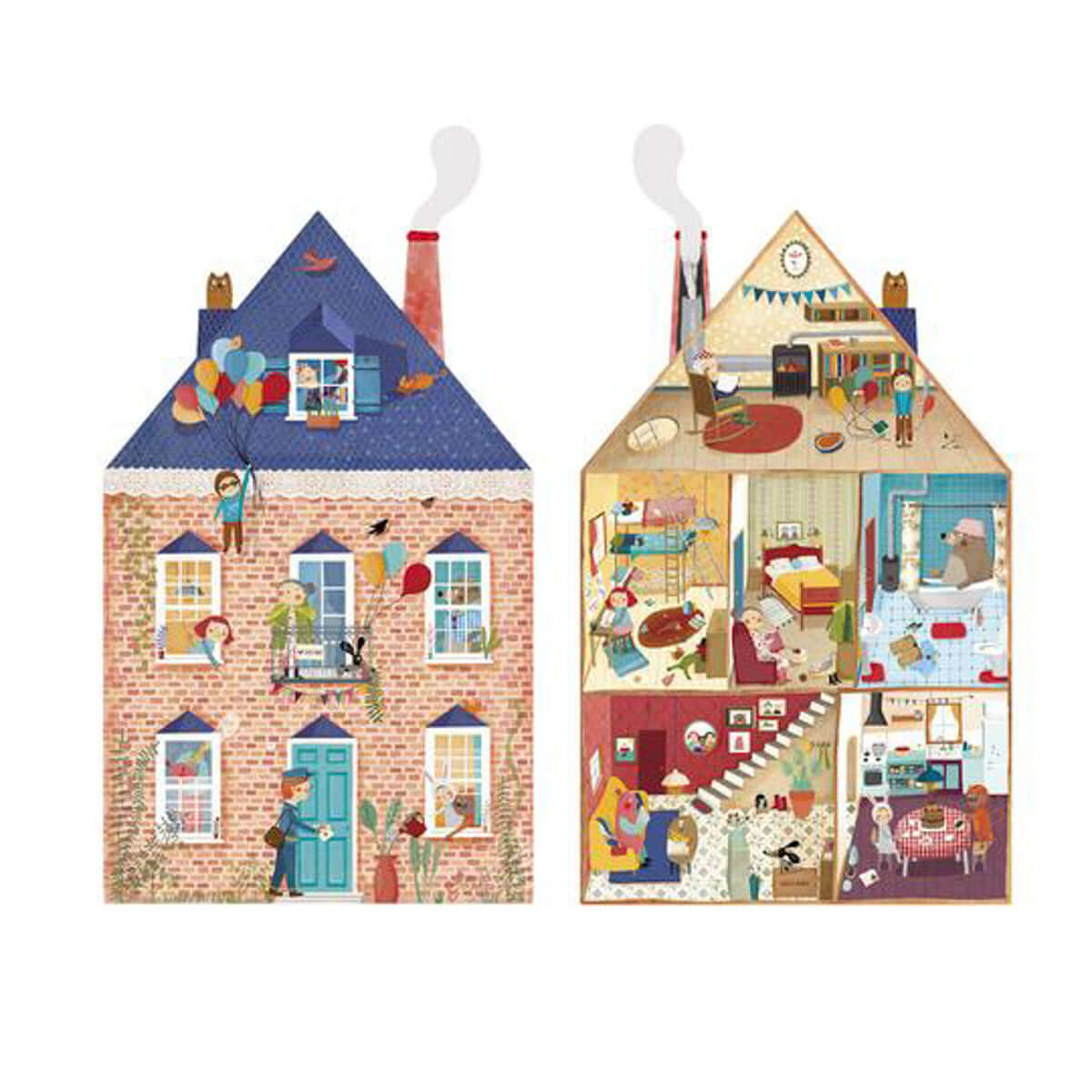 Casse - tête reversible - Bienvenue chez moi (36 pcs) - Casse - têtes - Boutique LeoLudo - Londji