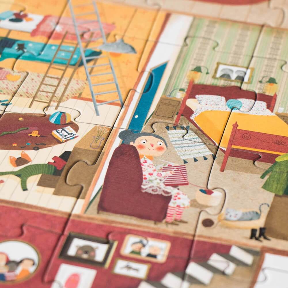 Casse - tête reversible - Bienvenue chez moi (36 pcs) - Casse - têtes - Boutique LeoLudo - Londji