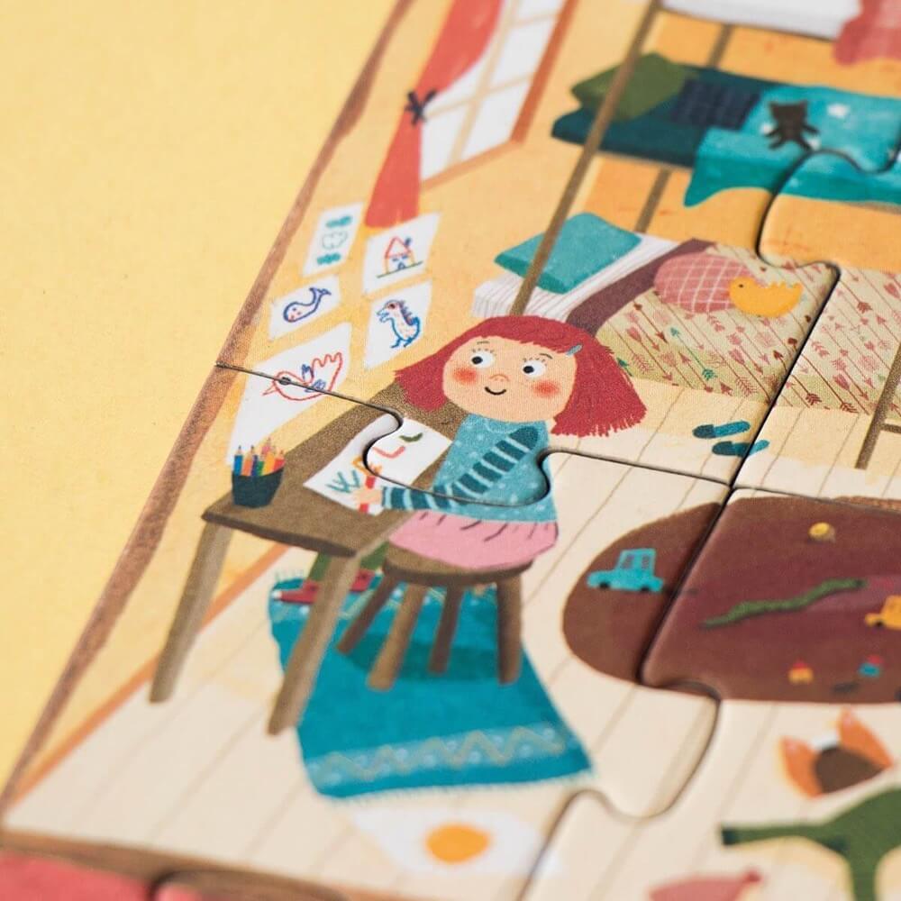 Casse-tête reversible - Bienvenue chez moi (36 pcs)-Londji-Boutique LeoLudo