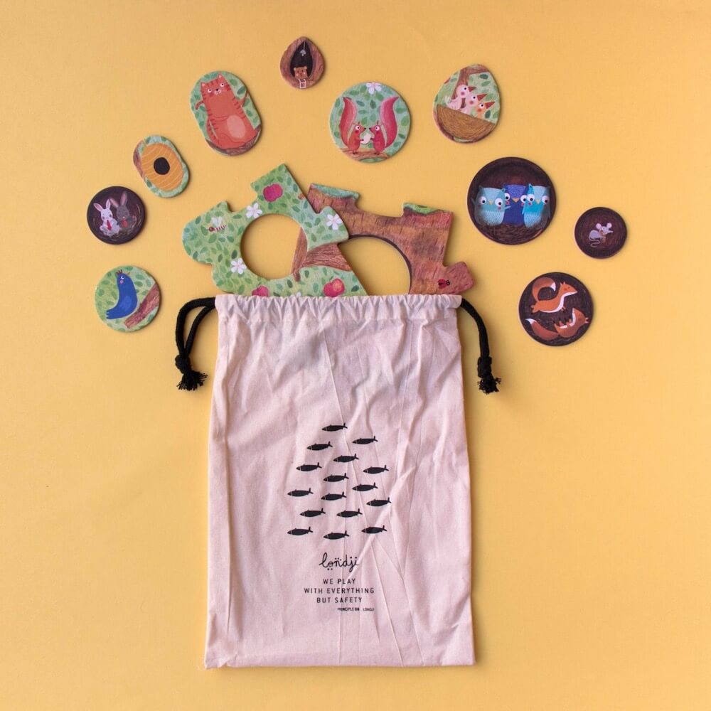 Casse - tête reversible - Mon petit pommier (20 pcs) - Casse - têtes - Boutique LeoLudo - Londji