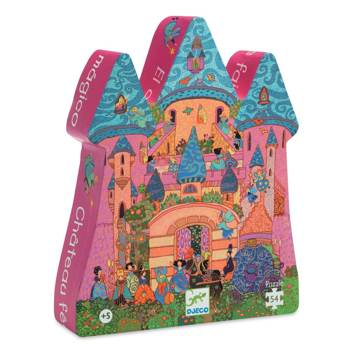 Casse - tête silhouette - Château féérique (54 pcs) - Casse - têtes - Boutique LeoLudo - Djeco