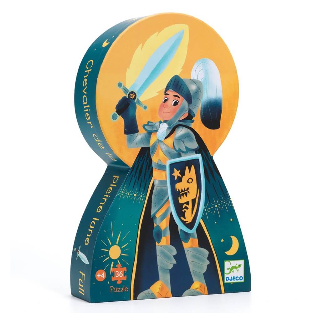 Casse - tête silhouette - Chevalier de la pleine lune (36 pcs) - Casse - têtes - Boutique LeoLudo - Djeco