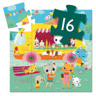 Casse - tête silhouette - Le camion de crème glacée (16 pcs) - Casse - têtes - Boutique LeoLudo - Djeco