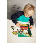 Casse-tête silhouette - Le camion de pompier (16 mcx)-Djeco-Boutique LeoLudo