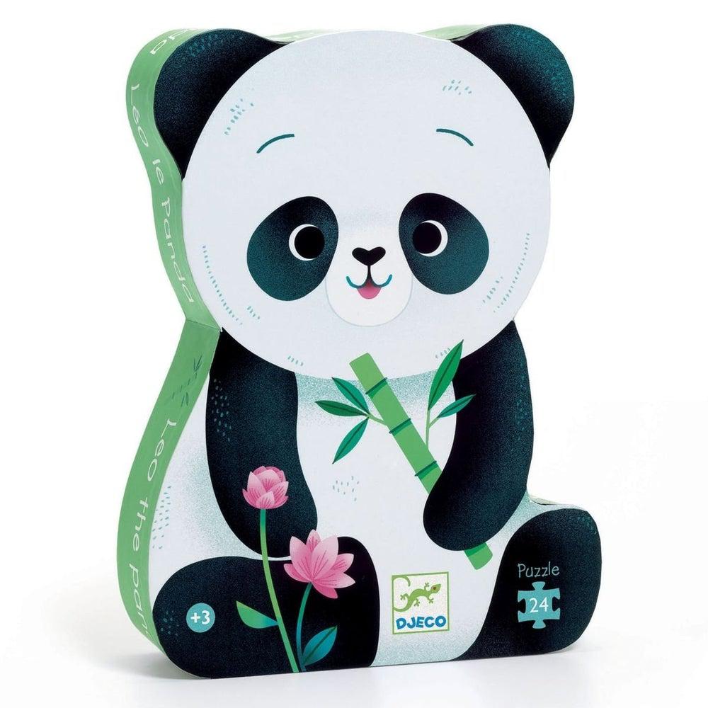Casse - tête silhouette - Léo le panda (24 pcs) - Casse - têtes - Boutique LeoLudo - Djeco
