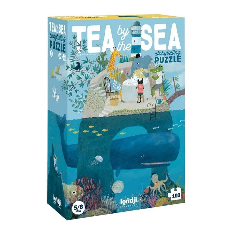Casse-tête - Tea by the Sea (100 pcs)-Casse-têtes-Londji-Boutique LeoLudo