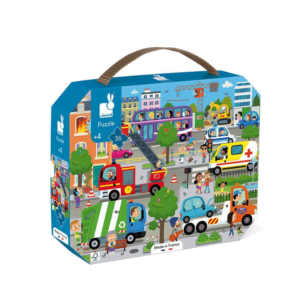 Casse - tête - Ville (36 pcs) - Casse - têtes - Boutique LeoLudo - Janod