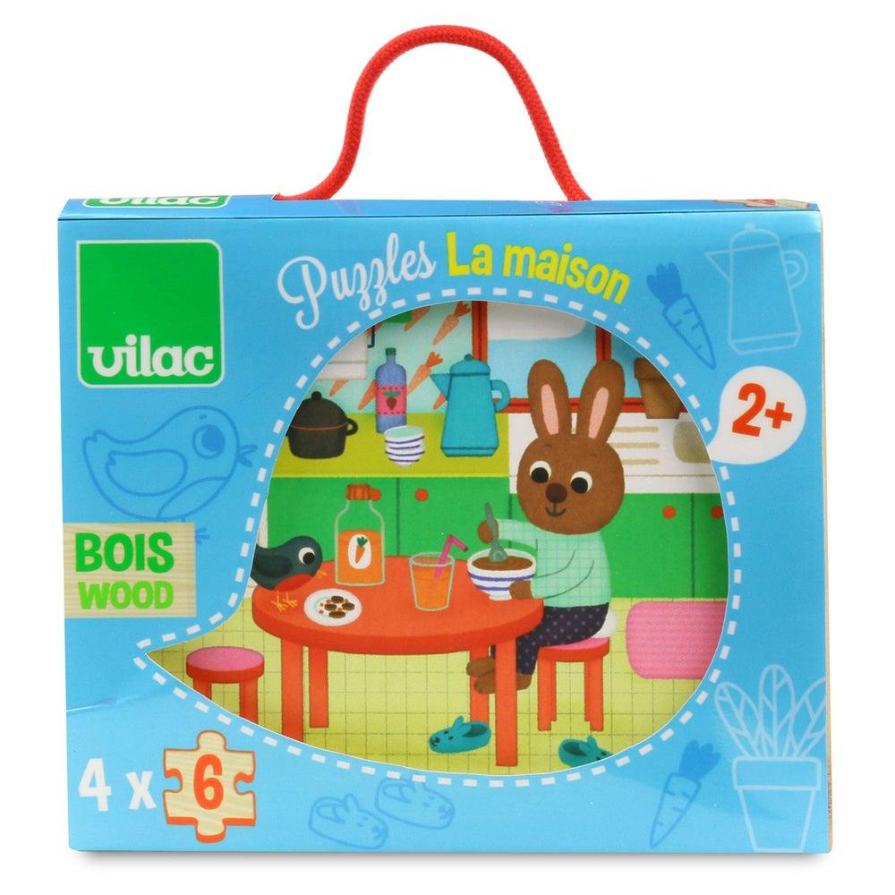 Casse-têtes en bois - La maison-Casse-têtes-Vilac-Boutique LeoLudo