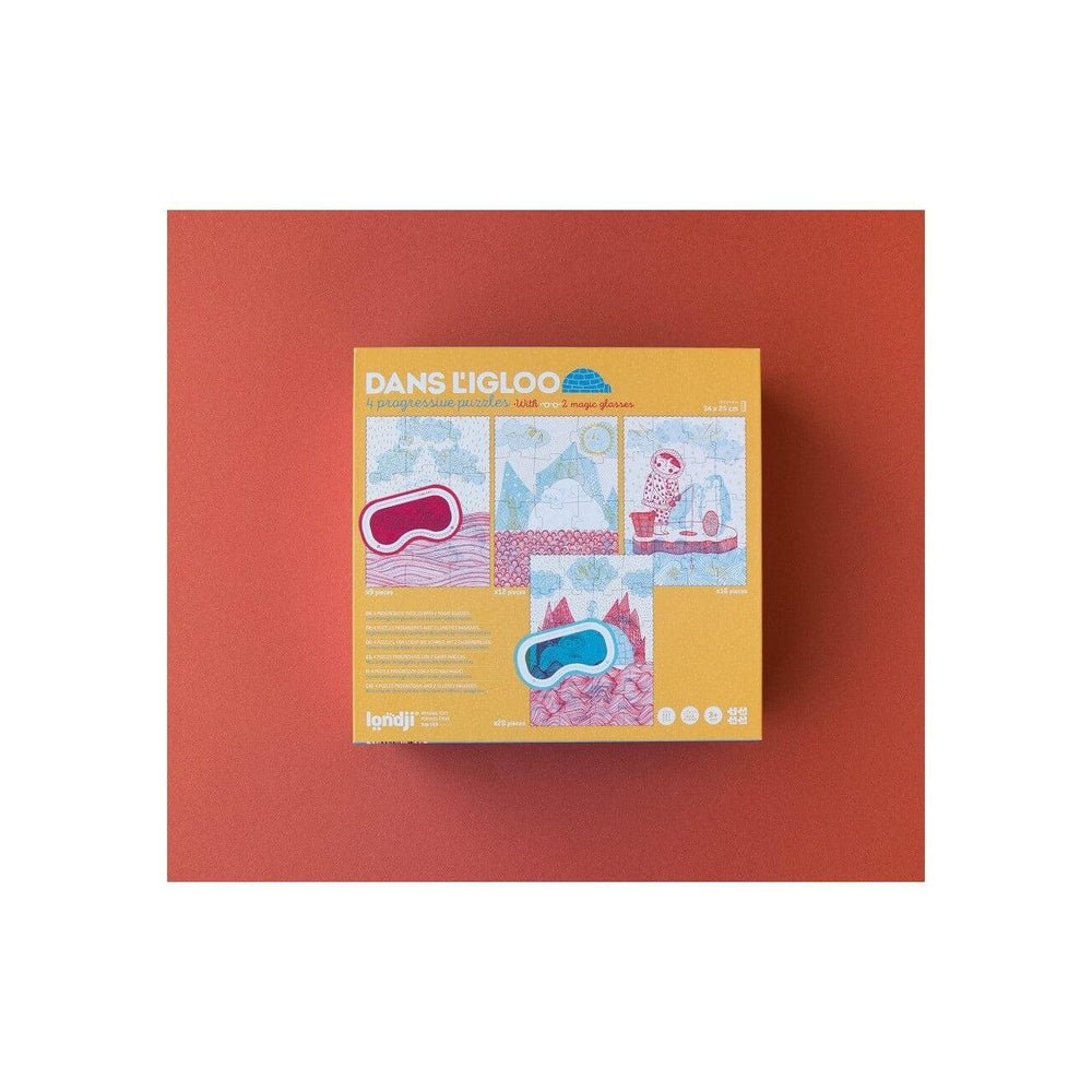 Casse - têtes évolutifs - Dans l'igloo (9 à 20 pcs) - Casse - têtes - Boutique LeoLudo - Londji
