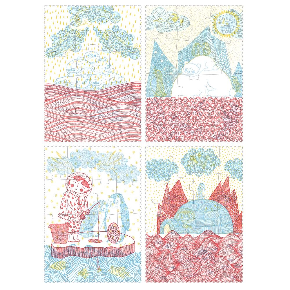 Casse - têtes évolutifs - Dans l'igloo (9 à 20 pcs) - Casse - têtes - Boutique LeoLudo - Londji