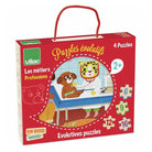 Casse - têtes évolutifs en bois - Les métiers - Casse - têtes - Boutique LeoLudo - Vilac