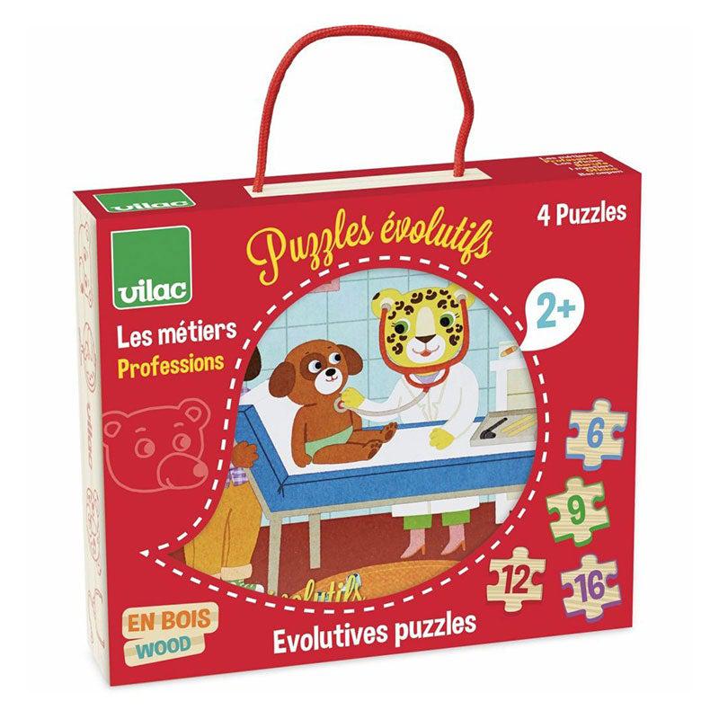 Casse - têtes évolutifs en bois - Les métiers - Casse - têtes - Boutique LeoLudo - Vilac