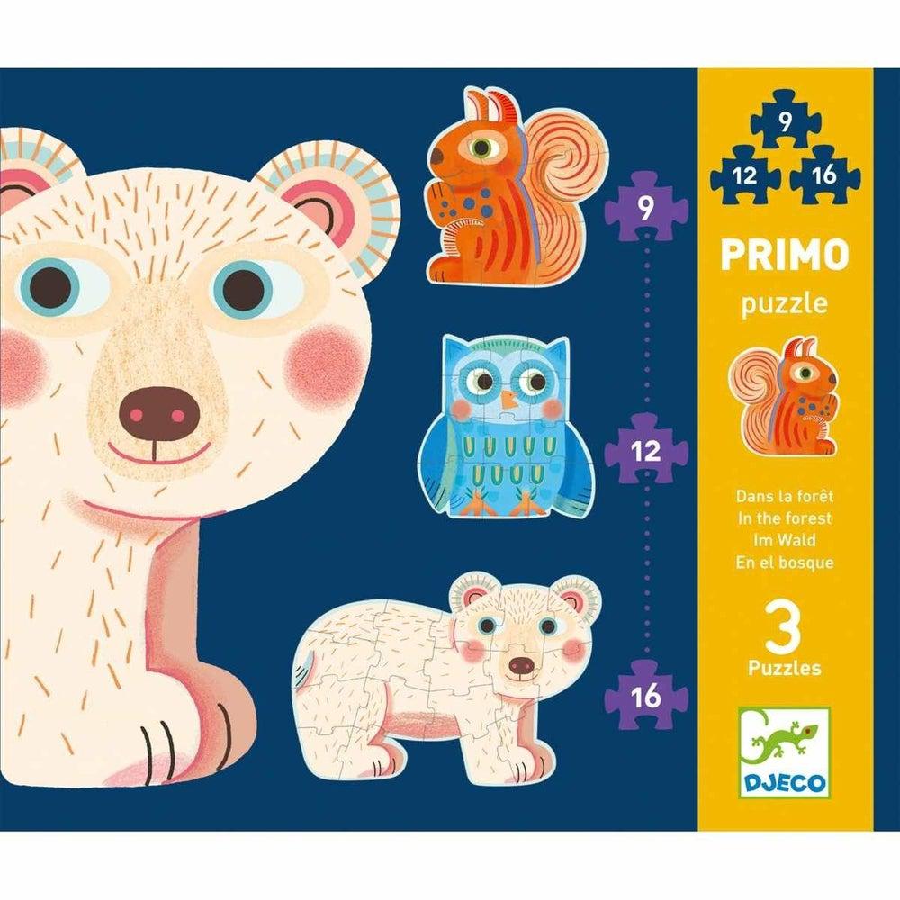  Mon Livre-puzzle 9 pièces - Les animaux de la forêt