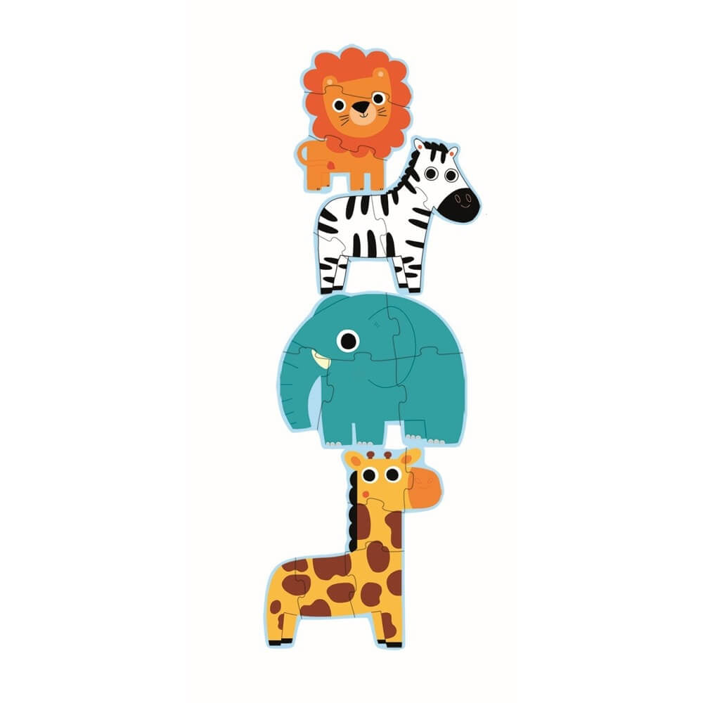 Casse - têtes Primo - Dans la jungle (3 à 6 pcs) - Casse - têtes - Boutique LeoLudo - Djeco