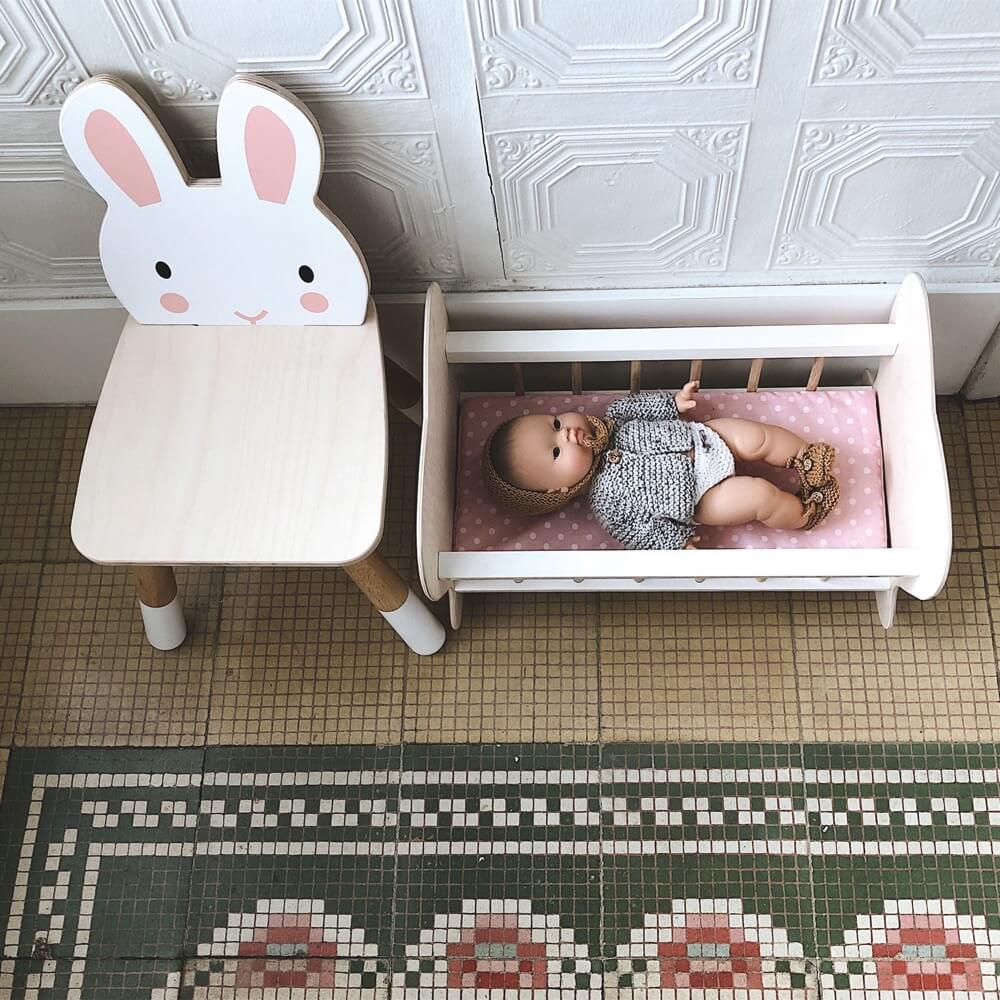 Chaise en bois Lapin de la forêt - Meubles - Boutique LeoLudo - Tender Leaf Toys