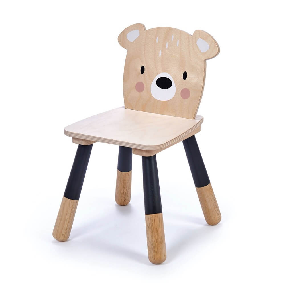 Chaise en bois Ours de la Forêt-Mobilier-Tender Leaf Toys-Boutique LeoLudo