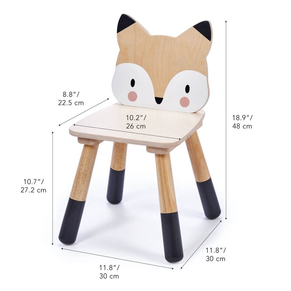 Chaise en bois Renard de la Forêt - Meubles - Boutique LeoLudo - Tender Leaf Toys