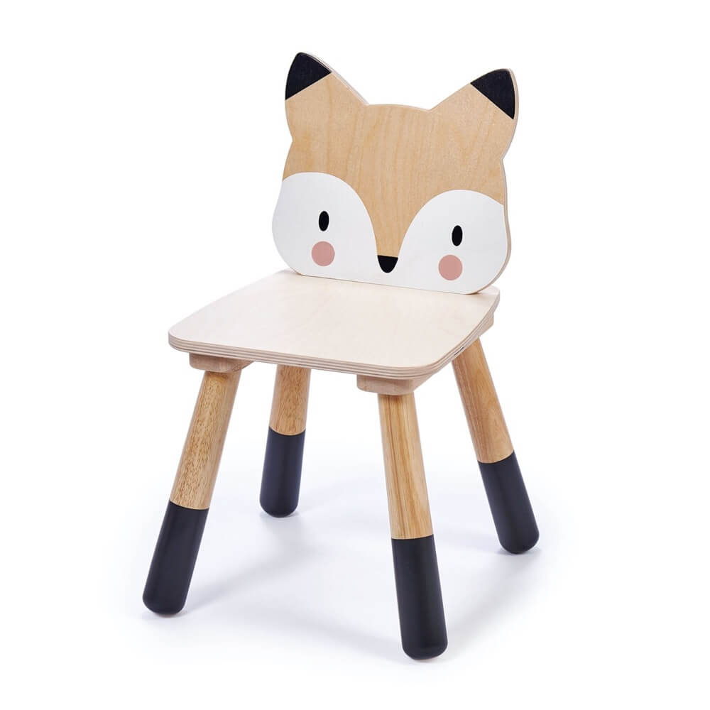 Chaise en bois Renard de la Forêt-Tender Leaf Toys-Boutique LeoLudo