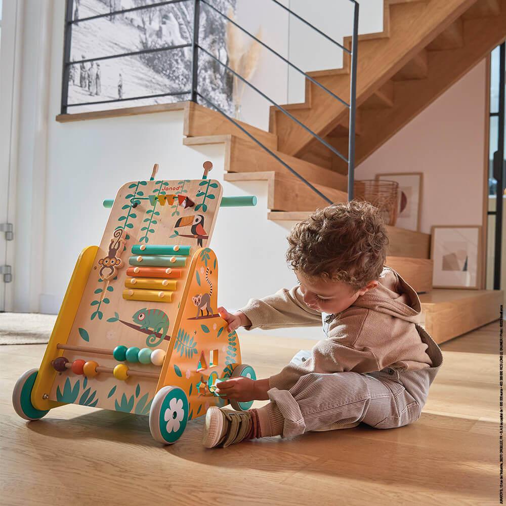 Chariot de marche multi - activités Tropik - Trotteurs - Boutique LeoLudo - Janod