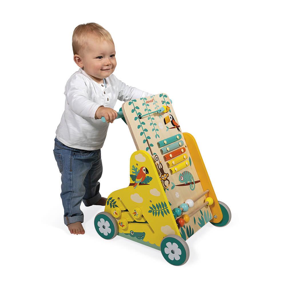 Chariot de marche multi - activités Tropik - Trotteurs - Boutique LeoLudo - Janod