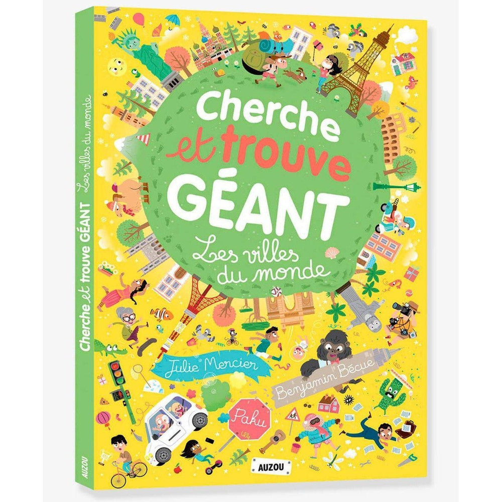 Cherche et trouve géant - Les villes du monde-Livre-Auzou-Boutique LeoLudo