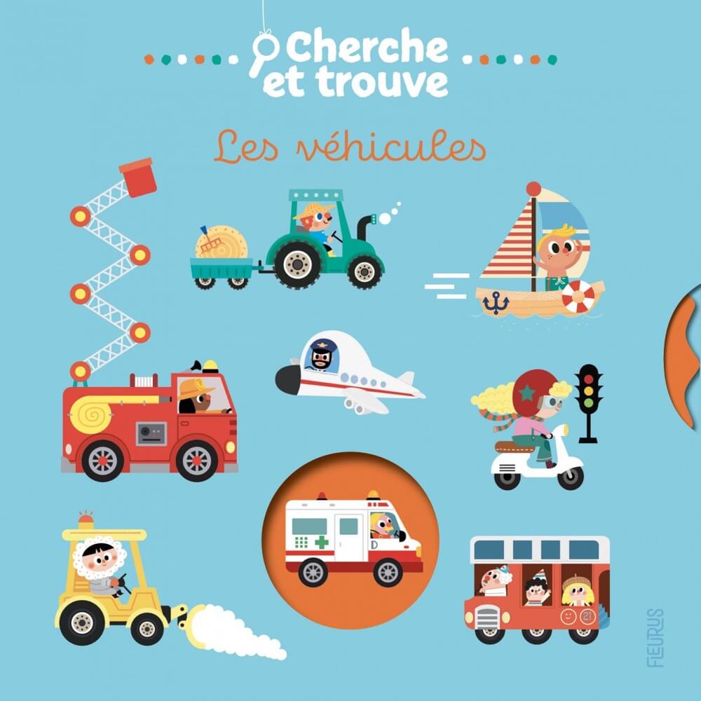 Cherche et trouve - Les véhicules - Livres - Boutique LeoLudo - Éditions Fleurus
