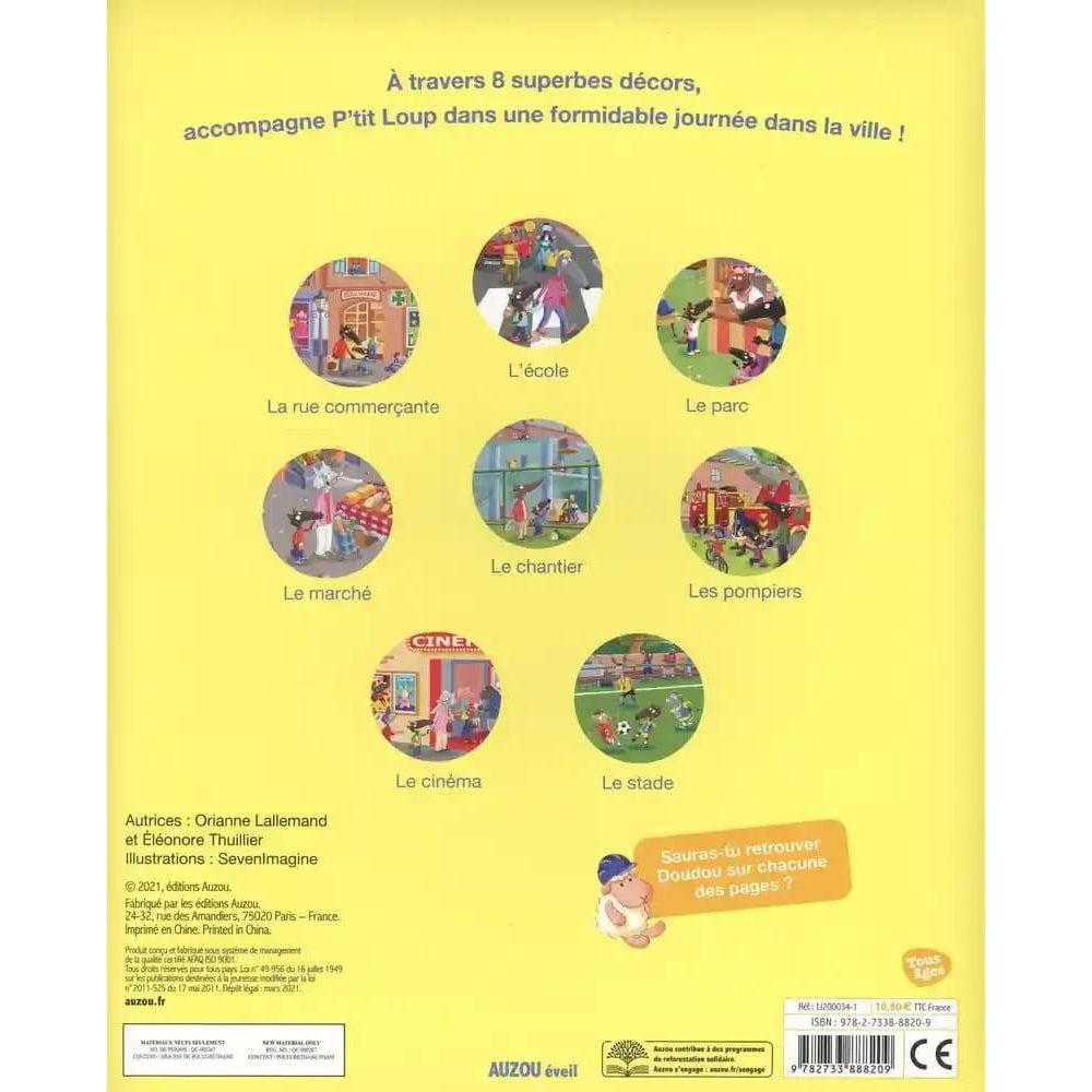 Cherche et trouve: une journée avec P'tit Loup - Livres - Boutique LeoLudo - Auzou