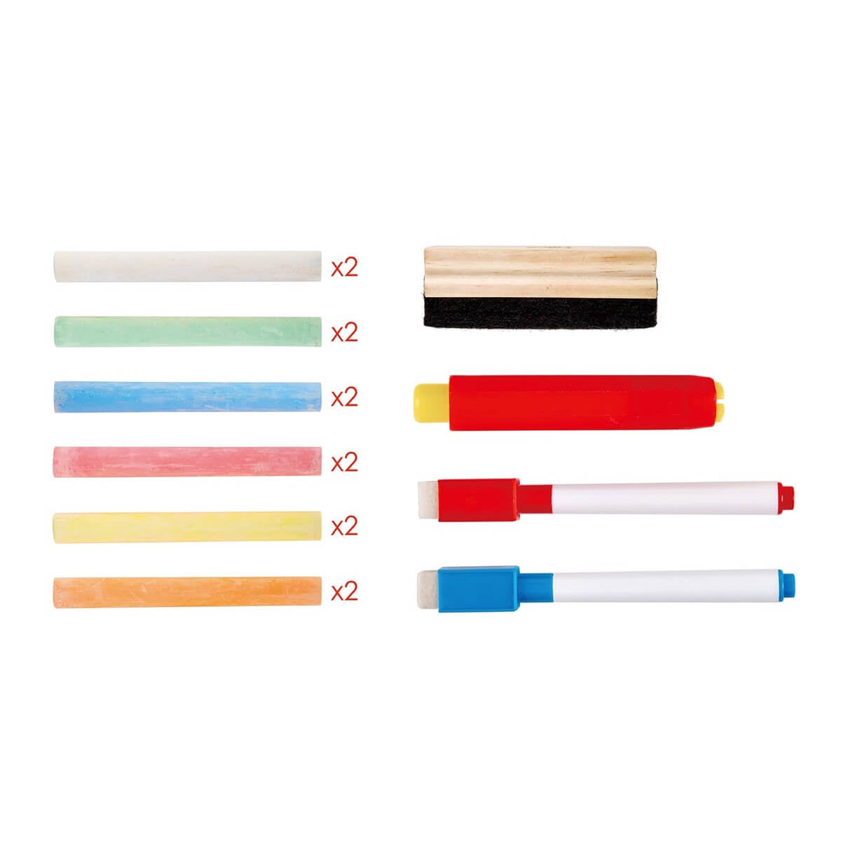 Chevalet pivotant et pliable Flip Flat avec craies + marqueurs - Art & bricolage - Boutique LeoLudo - Hape