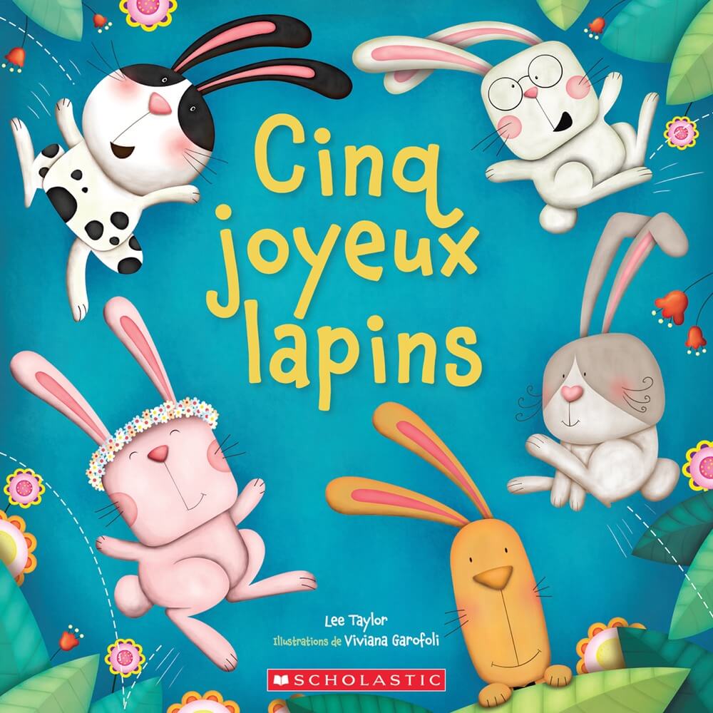 Cinq joyeux lapins-Livres-Scholastic-Boutique LeoLudo