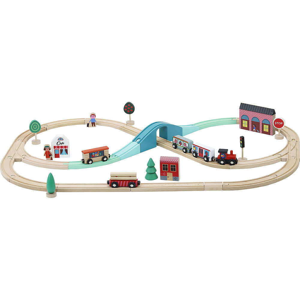 Circuit de train Grand Express avec rails - Ensembles de jeu - Boutique LeoLudo - Vilac