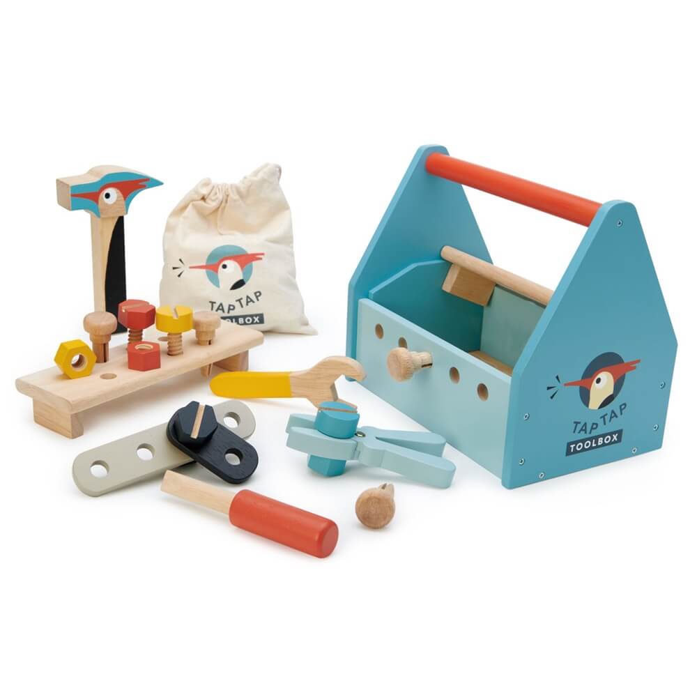 Coffre à outils Tap Tap - Jouets d'imitation - Boutique LeoLudo - Tender Leaf Toys