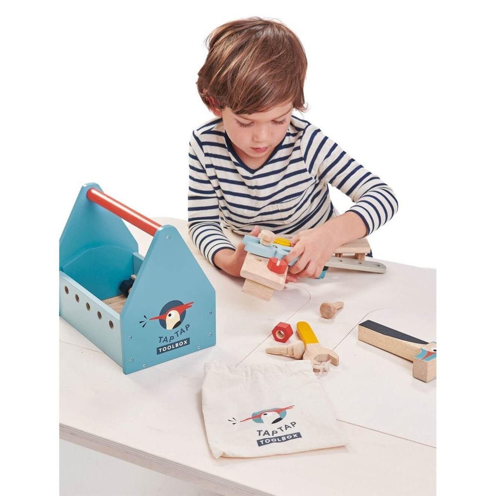Coffre à outils Tap Tap - Jouets d'imitation - Boutique LeoLudo - Tender Leaf Toys