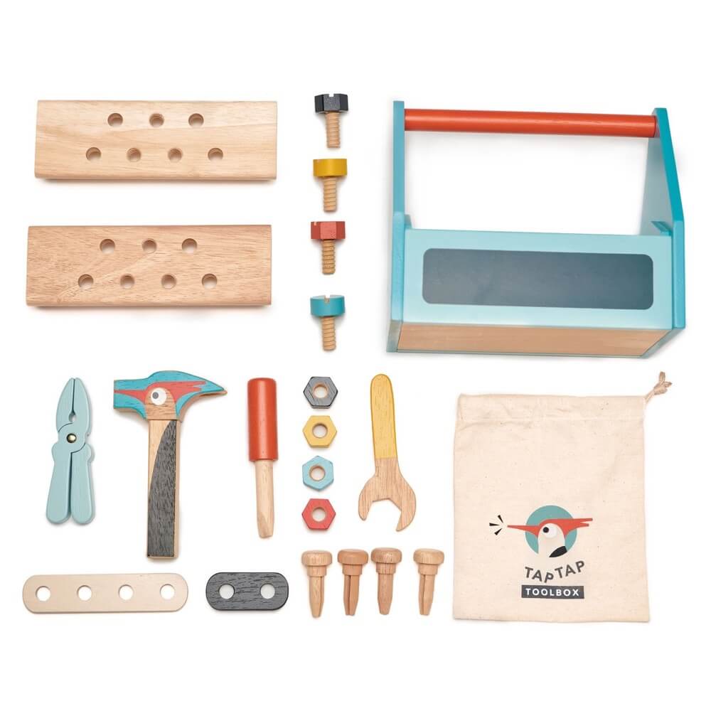 Coffre à outils Tap Tap - Jouets d'imitation - Boutique LeoLudo - Tender Leaf Toys
