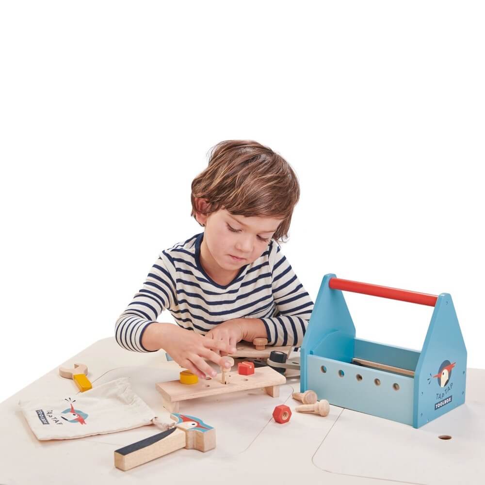 Coffre à outils Tap Tap - Jouets d'imitation - Boutique LeoLudo - Tender Leaf Toys