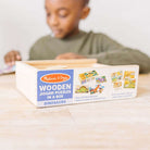 Coffret 4 casse-têtes en bois - Dinosaures (4 x 12 pcs)-Melissa & Doug-Boutique LeoLudo