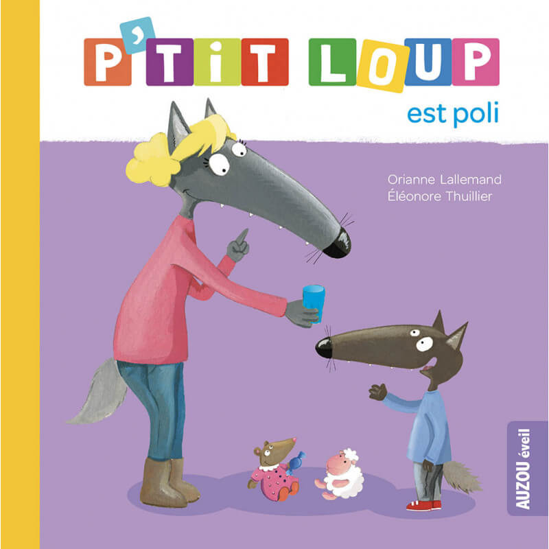 Coffret 4 livres - Ma bibliothèque P'tit Loup: En famille-Auzou-Boutique LeoLudo