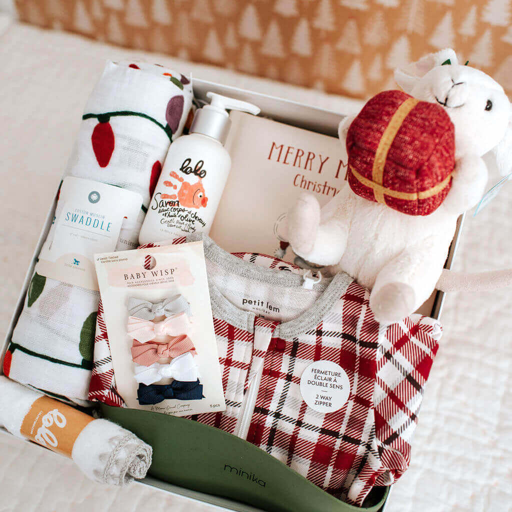 Coffret-cadeau de Noël pour maman et bébé -Ensembles cadeaux- Boutique LeoLudo-LeoLudo