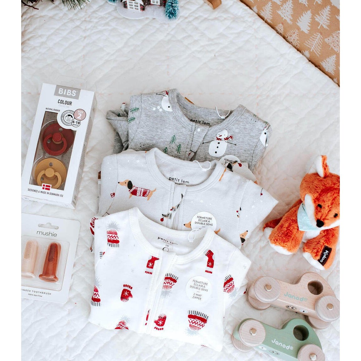 Coffret-cadeau de Noël pour maman et bébé -Ensembles cadeaux- Boutique LeoLudo-LeoLudo