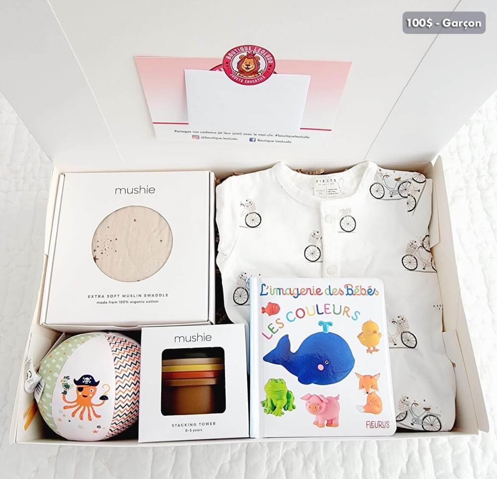 Coffret-cadeau - Naissance et baby shower-LeoLudo-Boutique LeoLudo