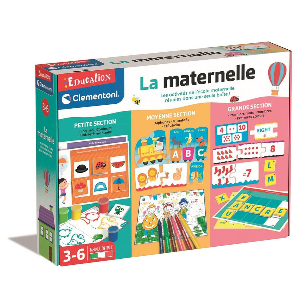 Coffret d'apprentissage - La maternelle (FR)-Clementoni-Boutique LeoLudo