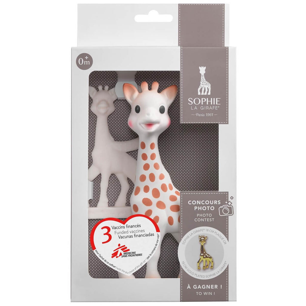 Sophie la Girafe - Fresh Touch Boîte - Jouet en caoutchouc 100% naturel  pour enfant - Jouet d'éveil pour enfant - dès la naissance