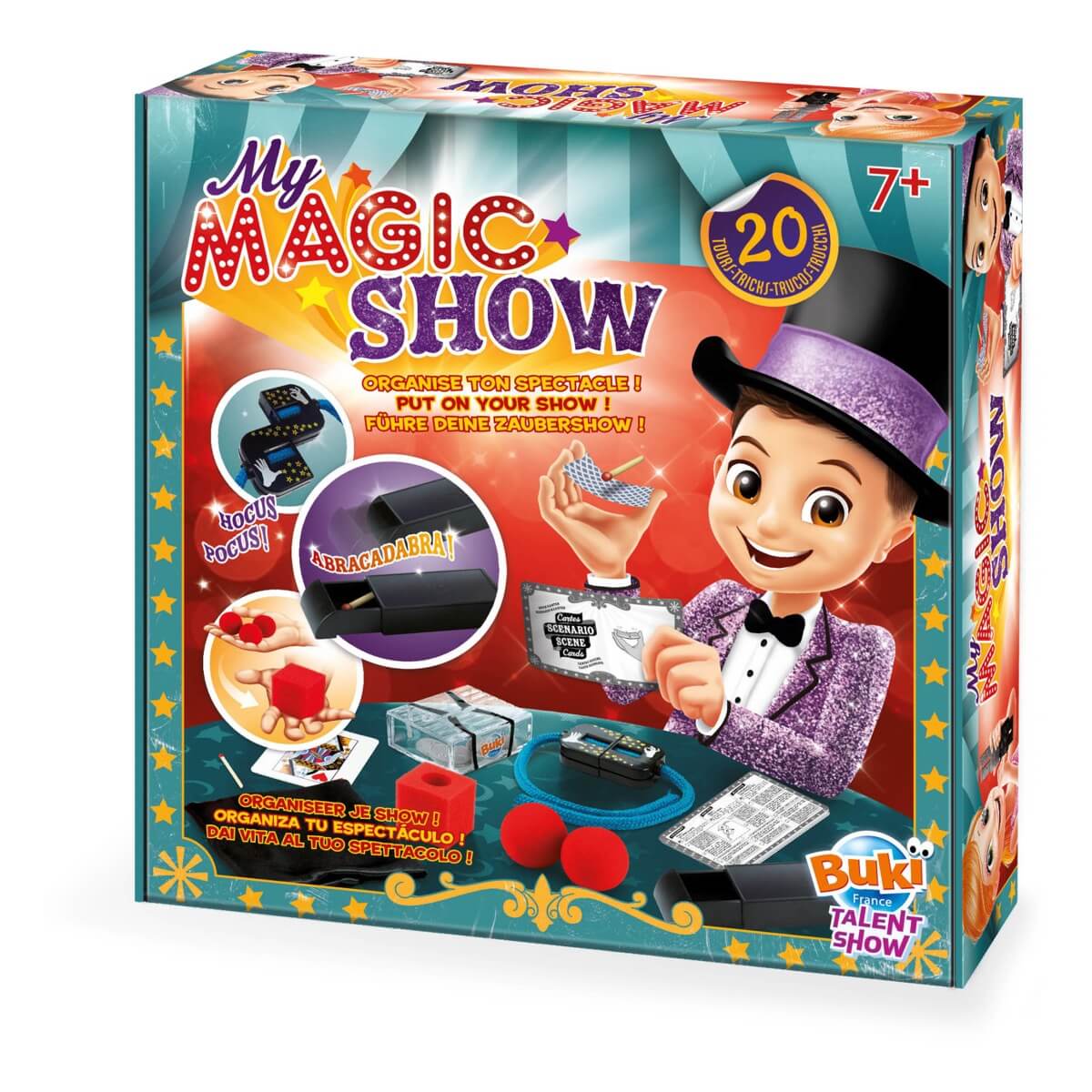 Coffret de magie - Mon spectacle magique - Magie - Boutique LeoLudo - Buki